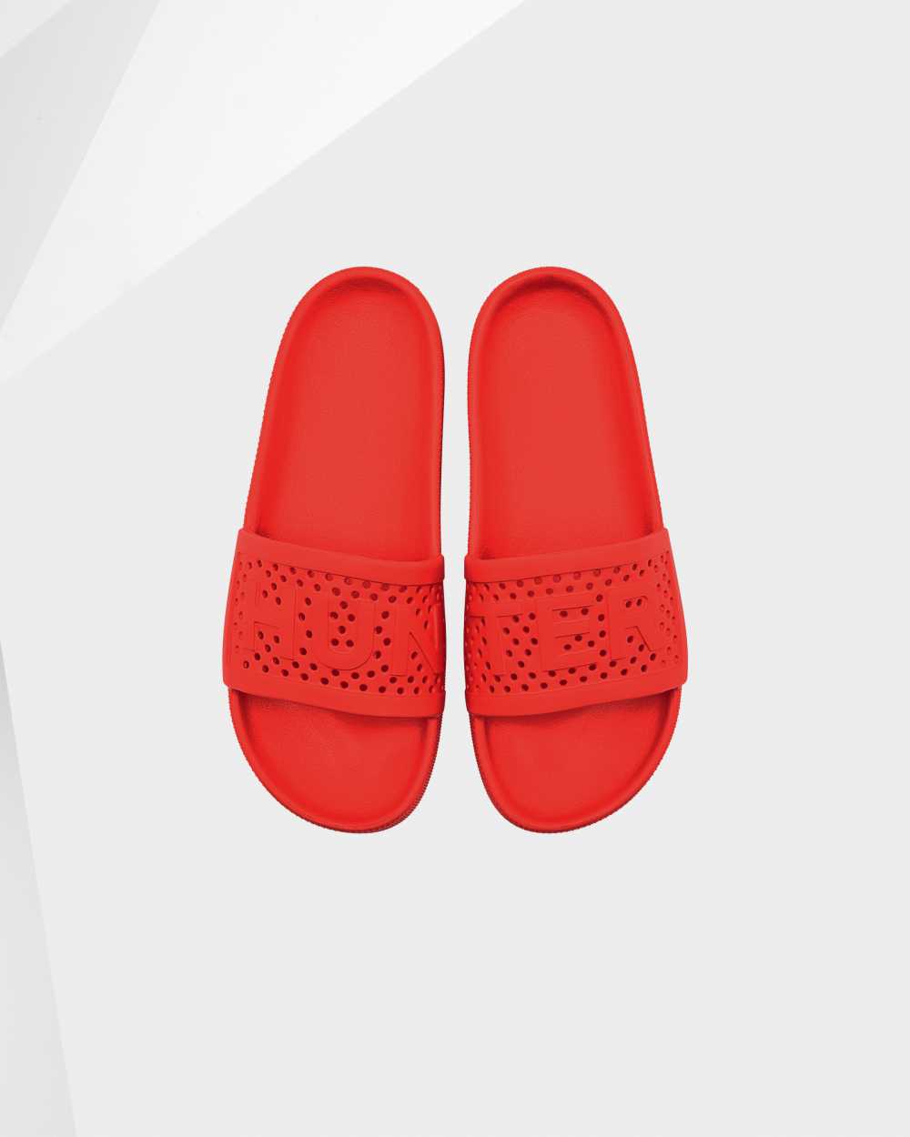 Hunter Original Lightweight Moulded Sandaler Rød - Hunter Sandaler Dame | JMX071956